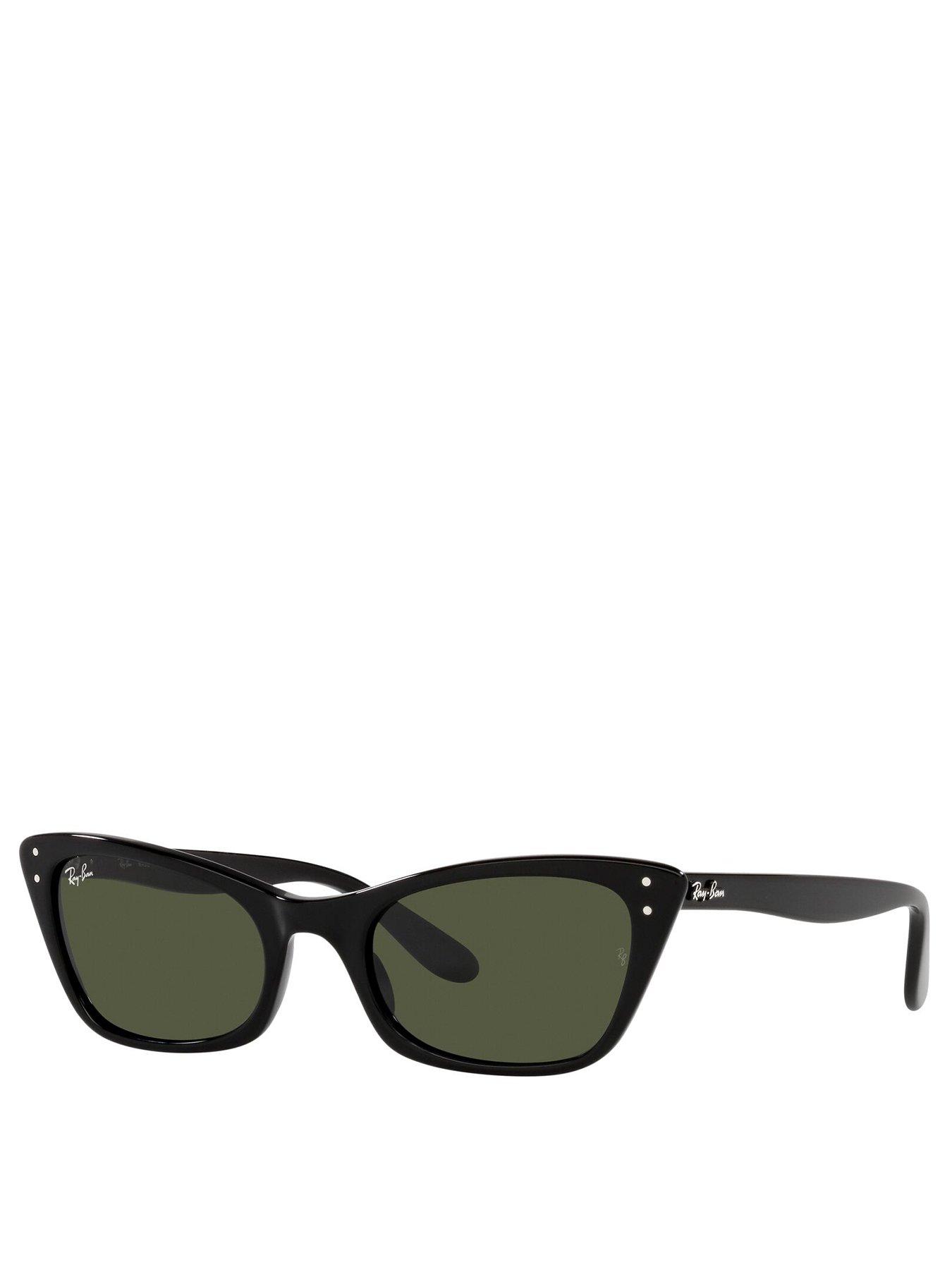 Image 2 of 4 of Ray-Ban Lady Burbank Cat Eye Sunglasses - Black