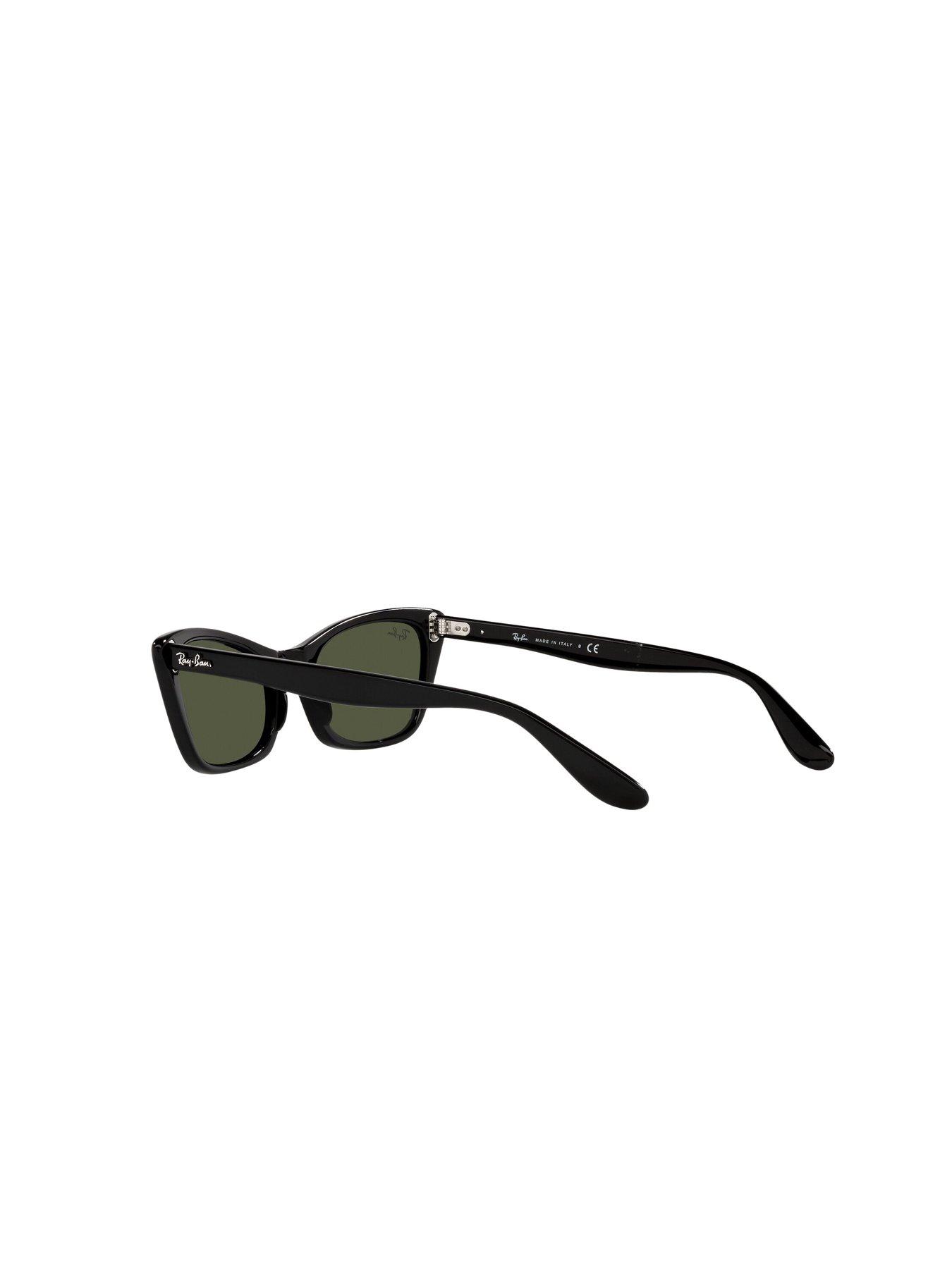 Image 3 of 4 of Ray-Ban Lady Burbank Cat Eye Sunglasses - Black