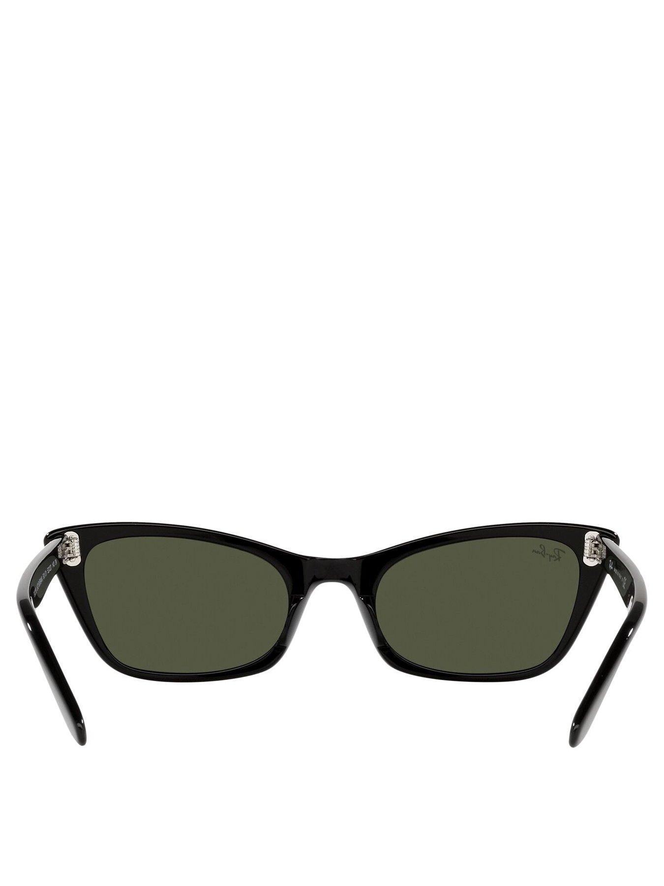 Image 4 of 4 of Ray-Ban Lady Burbank Cat Eye Sunglasses - Black