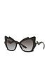  image of dolce-gabbana-oversized-sunglasses-black