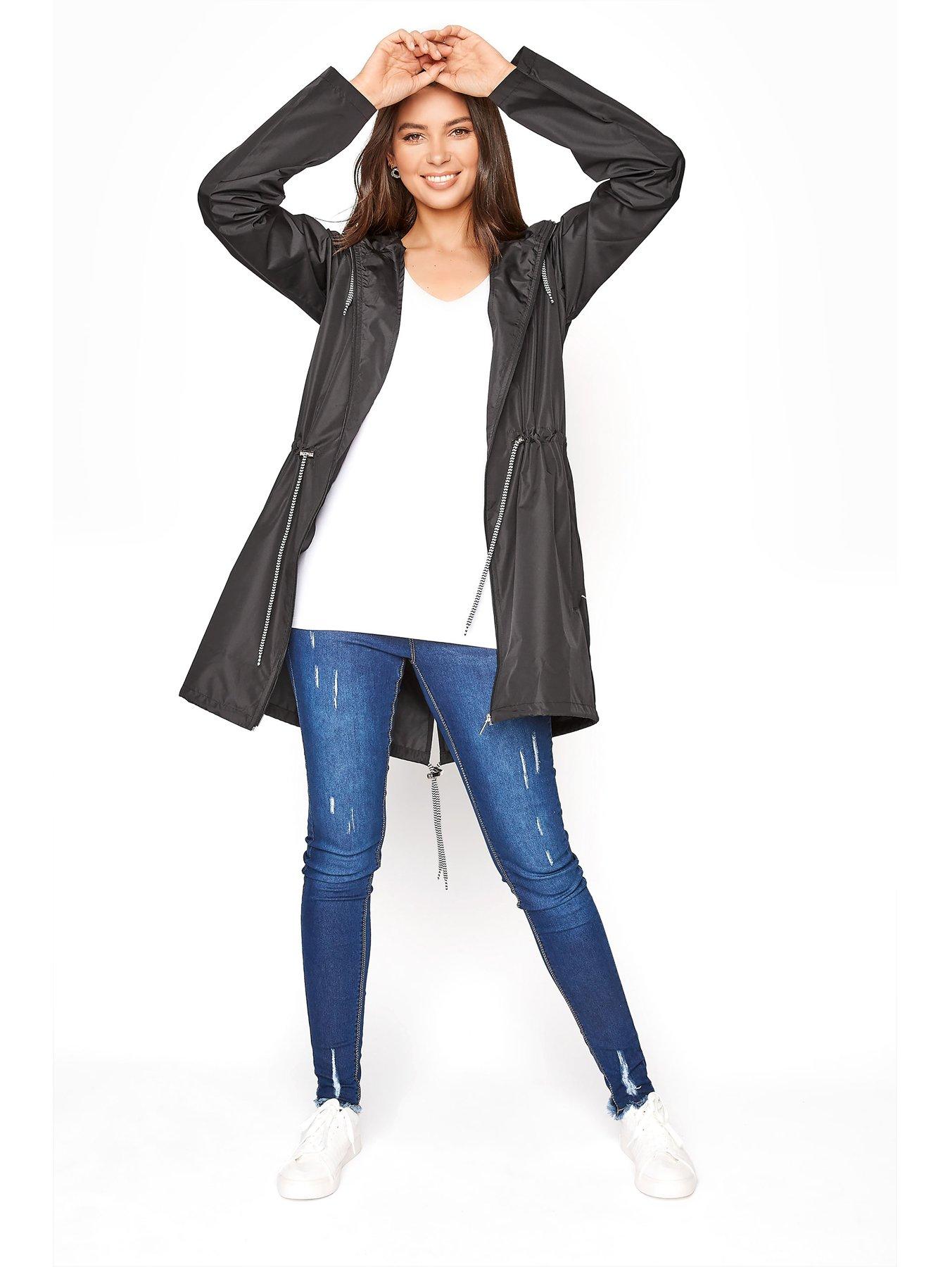 Image 3 of 4 of Long Tall Sally Pocket Parka -&nbsp;Black