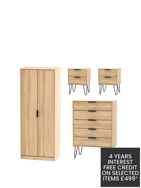 swift-hanover-ready-assembled-4-piece-package-2-door-wardrobenbsp5-drawer-chest-and-2-bedside-chests
