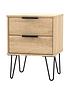  image of swift-hanover-ready-assembled-4-piece-package-2-door-wardrobenbsp5-drawer-chest-and-2-bedside-chests
