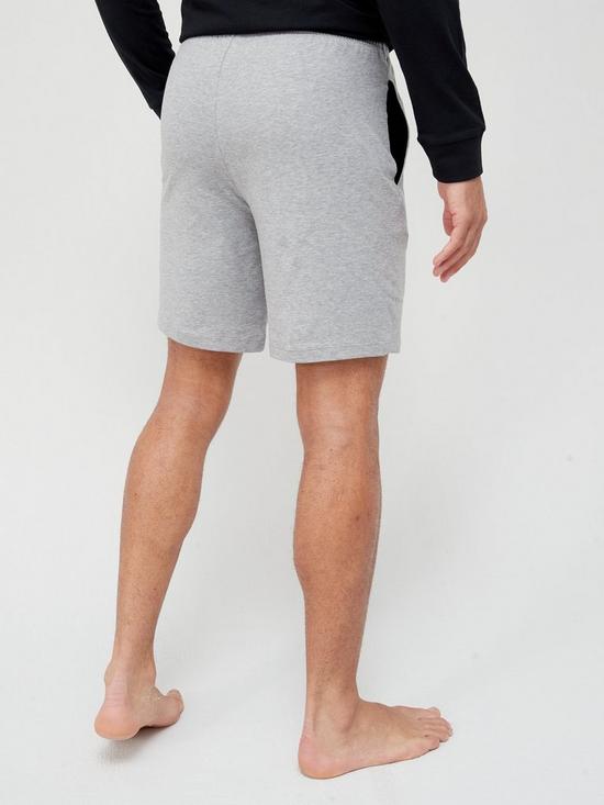 stillFront image of boss-bodywear-mix-amp-match-lounge-shorts-grey