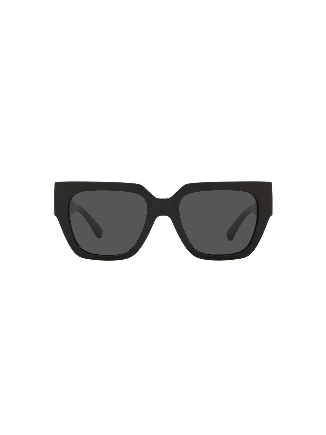  image of versace-square-sunglasses-black