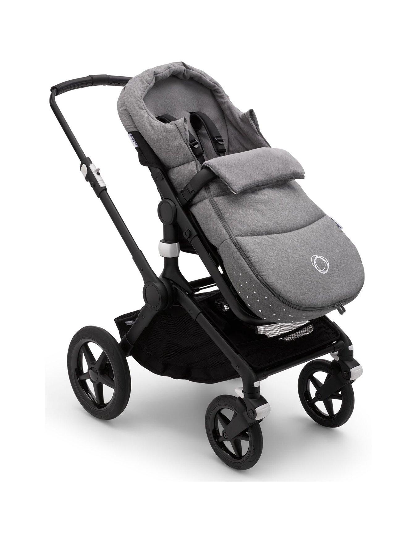 Bugaboo footmuff grey store melange sale