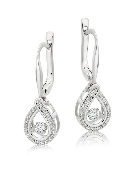 front image of beaverbrooks-dance-9ct-white-gold-diamond-drop-earrings