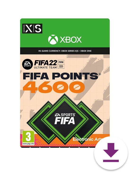 front image of xbox-fifa-22-ultimate-team-4600-fifa-points