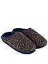  image of totes-knitted-mule-slipper-navy