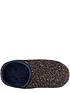  image of totes-knitted-mule-slipper-navy