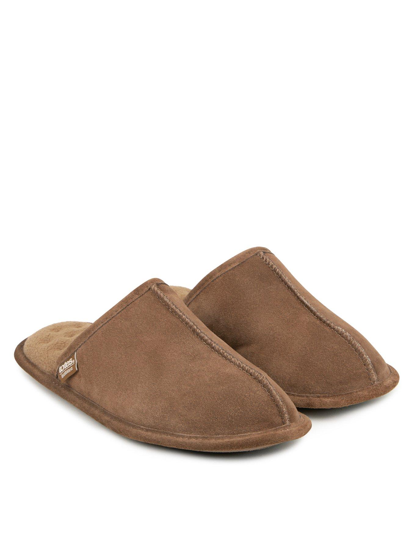 undefined Isotoner Suede Mule - Tan