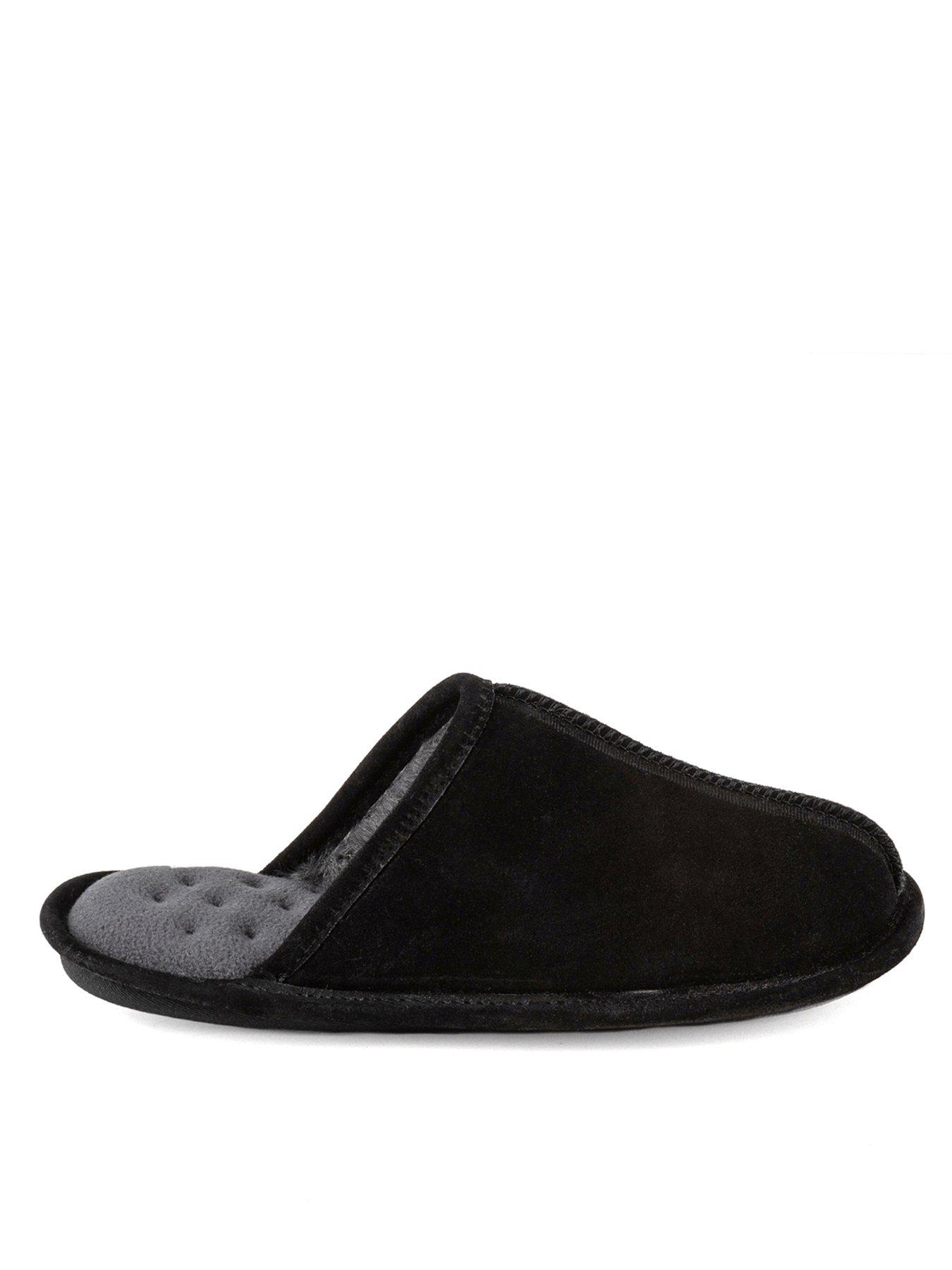 Image 2 of 4 of TOTES Isotoner Suede Mule - Black