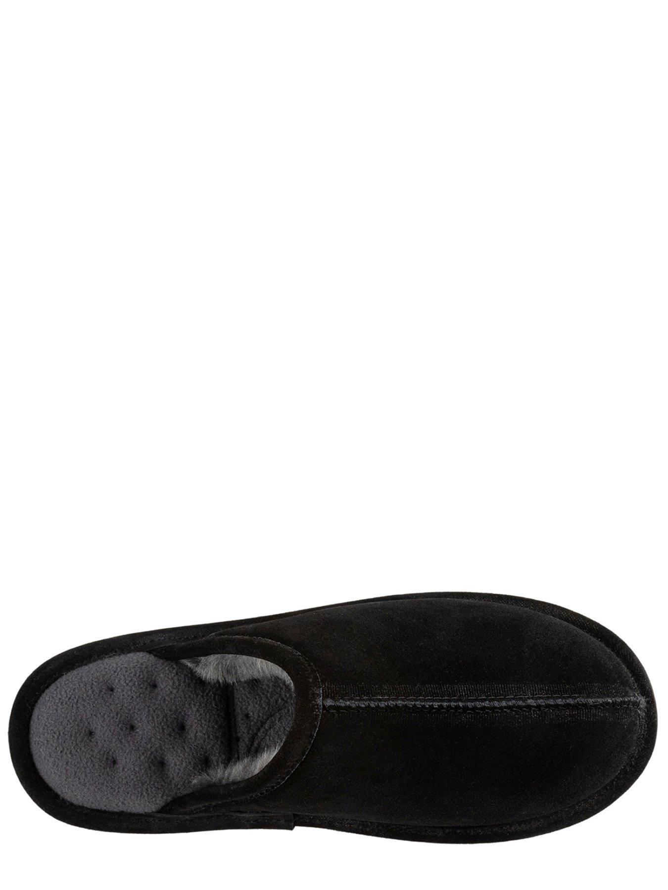 Image 3 of 4 of TOTES Isotoner Suede Mule - Black