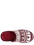  image of totes-mensnbspfamily-collection-fair-isle-mule-slipper-multi