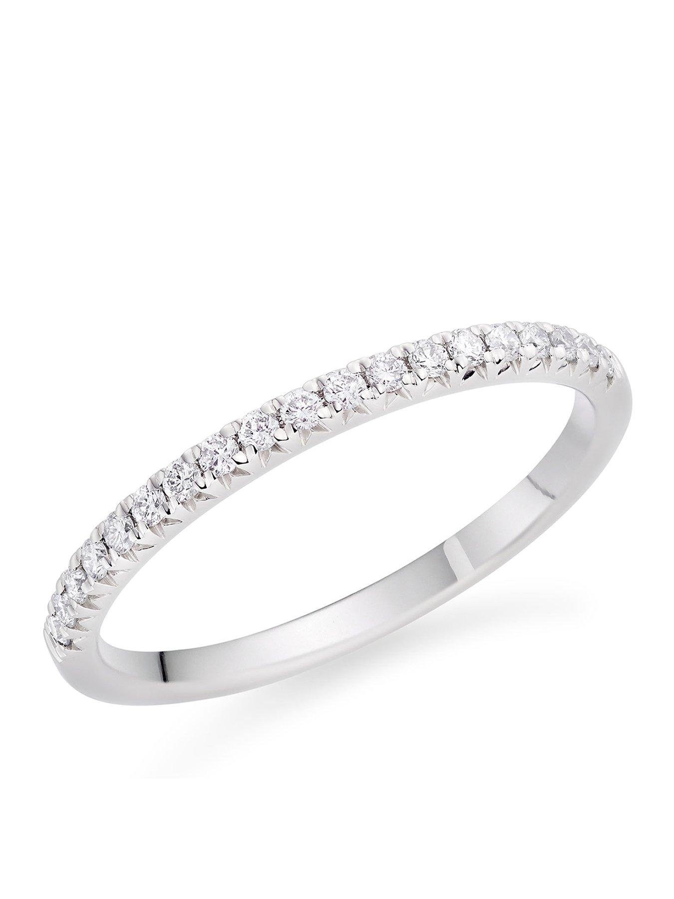 Beaverbrooks Platinum Diamond Wedding Ring