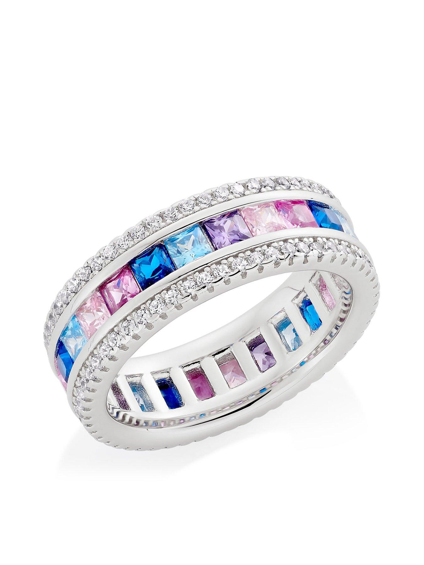 beaverbrooks-silver-multi-coloured-cubic-zirconia-ring