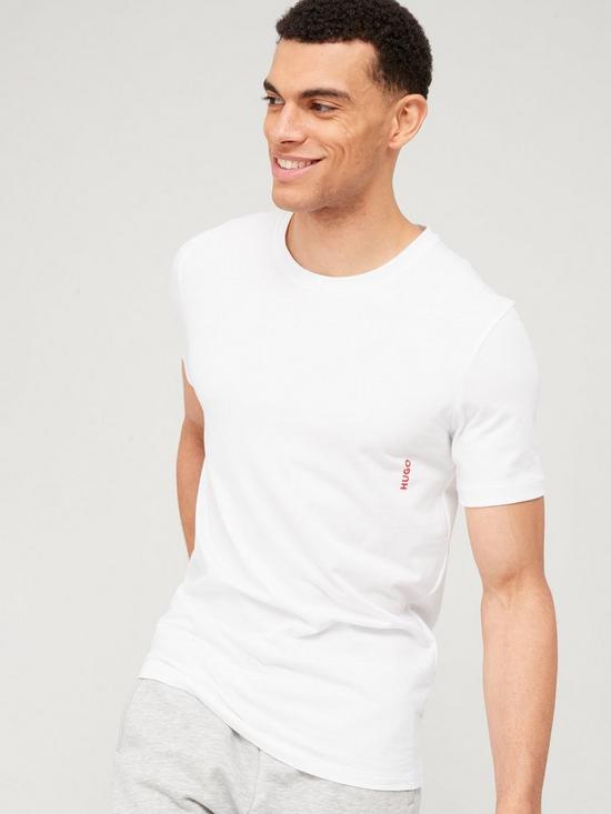 stillFront image of hugo-bodywear-2-pack-t-shirts-white