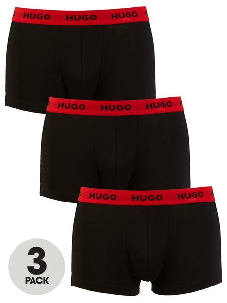 hugo-bodywear-trunks-3-packnbsp--blacknbsp