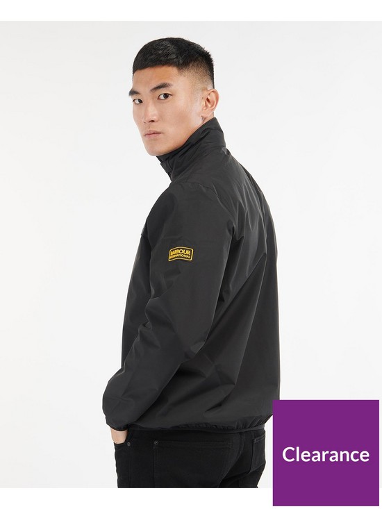 stillFront image of barbour-international-division-showerproof-jacket-black