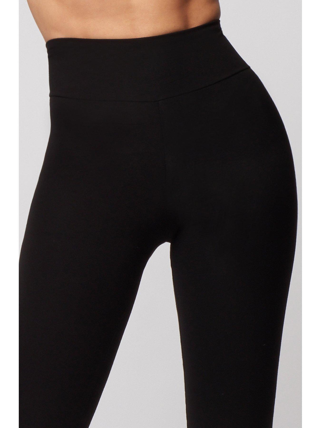  image of tlc-sport-performance-medium-compression-slim-fit-bootleg-legging-black