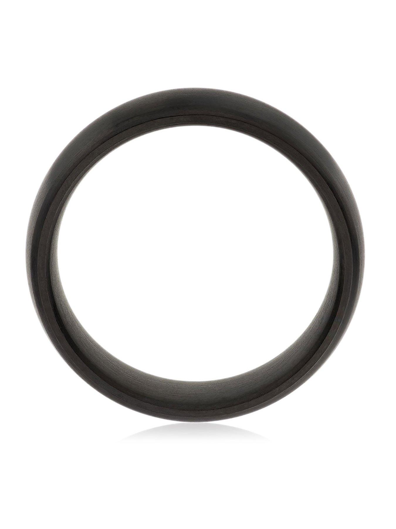 Image 3 of 5 of Beaverbrooks Titanium Black Matt Ring