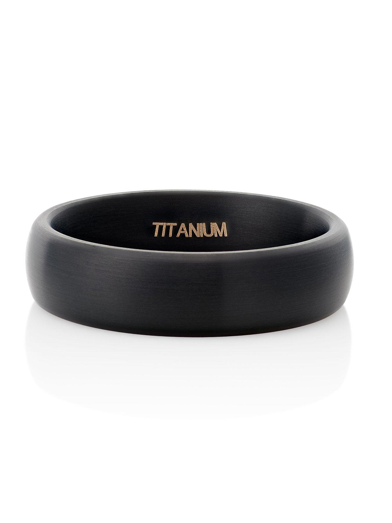 Image 5 of 5 of Beaverbrooks Titanium Black Matt Ring