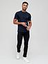  image of boss-tales-relaxed-fit-t-shirt-dark-blue