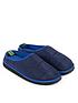  image of totes-premium-quilted-mule-slipper-navy