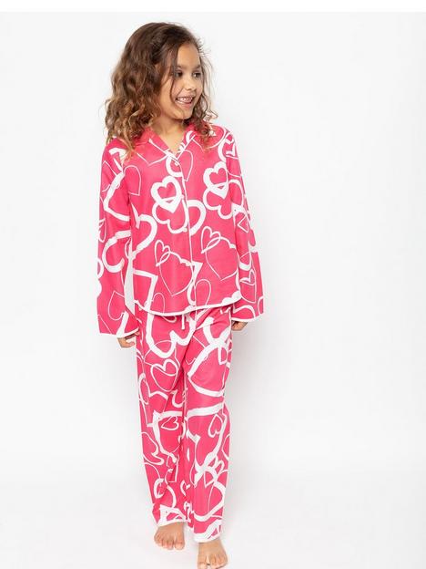 minijammies-girls-mallory-heart-print-woven-long-sleeve-pyjamas-pink