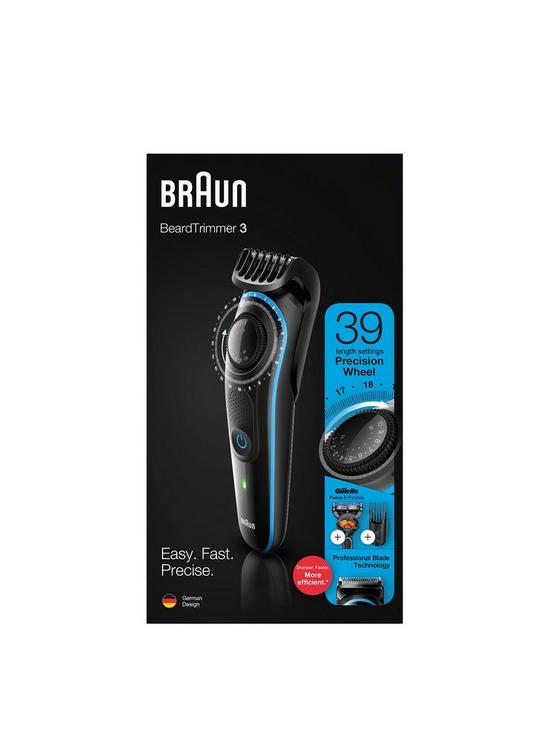 stillFront image of braun-men-beard-trimmer-hair-clipper-bt3240