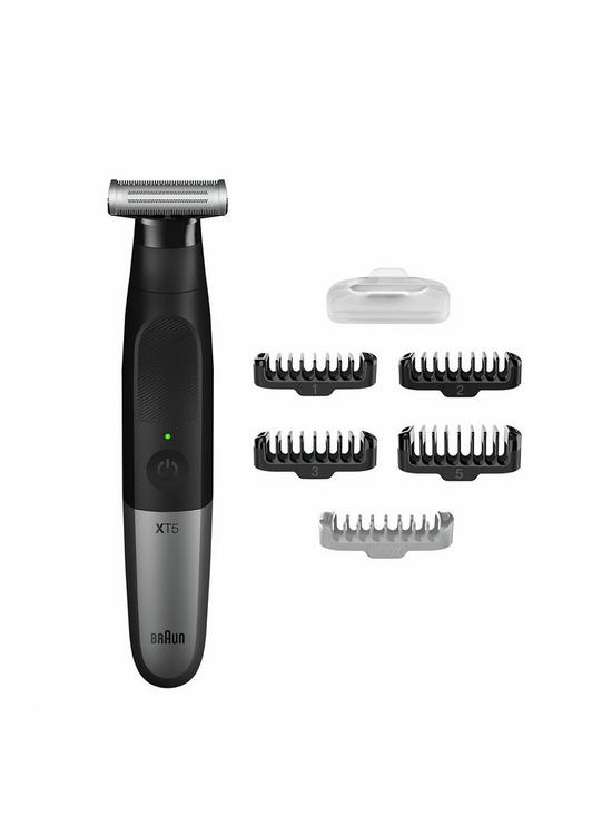 front image of braun-series-xt5-beard-trimmer-xt5100
