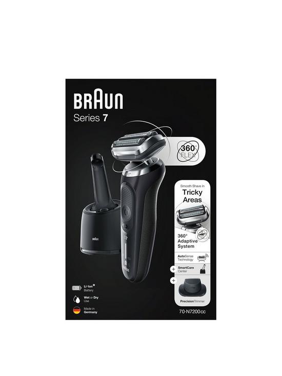 stillFront image of braun-series-7-70-n7200cc-electric-shaver-for-men-with-smartcare-center-andnbspprecision-trimmer