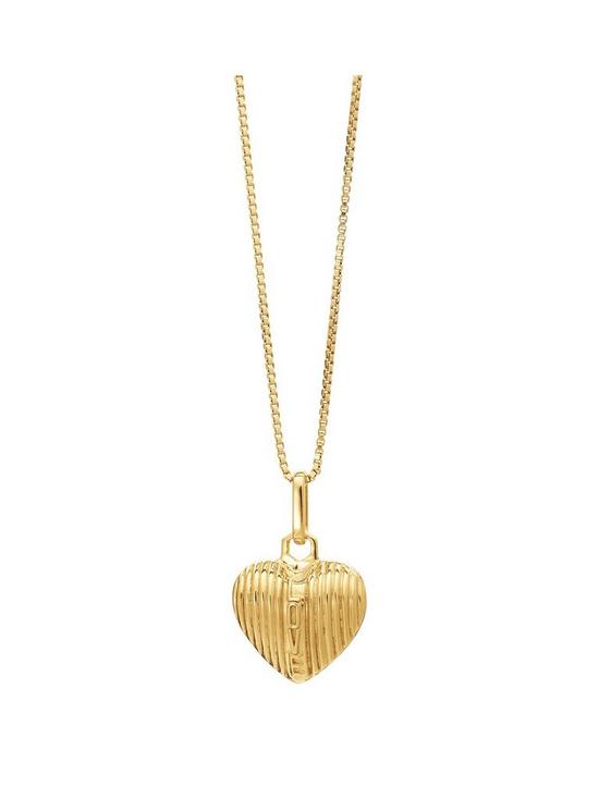 front image of rachel-jackson-deco-love-gold-heart-necklace