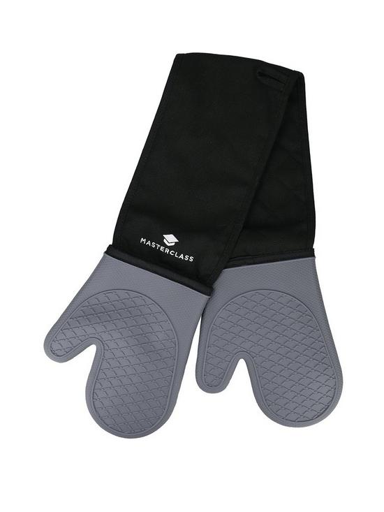 front image of masterclass-seamless-silicone-double-oven-glove