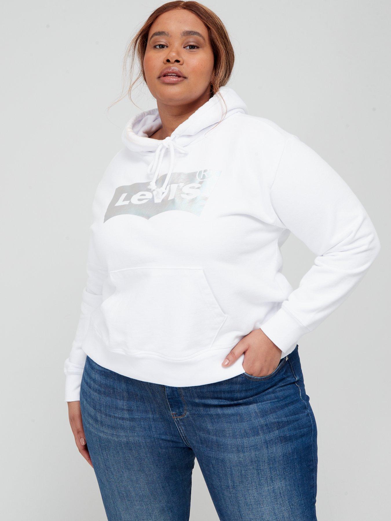 plus size white levis