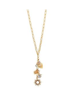 lipsy-lipsy-gold-plated-coloured-stone-starburst-cluster-necklace
