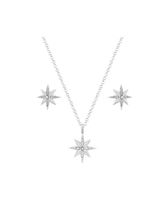 back image of simply-silver-sterling-silver-cubic-zirconia-mystic-star-set