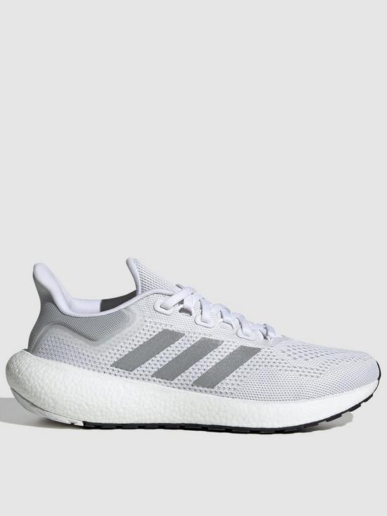 front image of adidas-pureboost-22-white