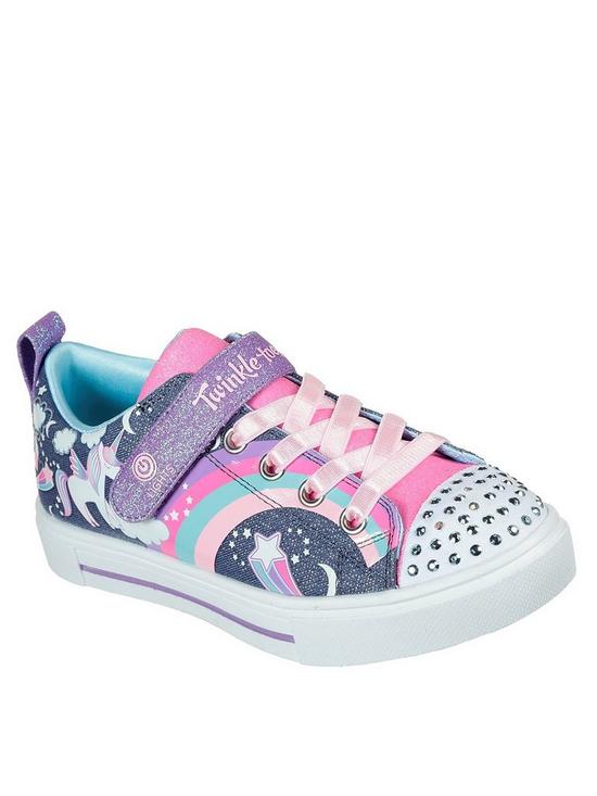front image of skechers-t-sparks-unico-trainers-multi