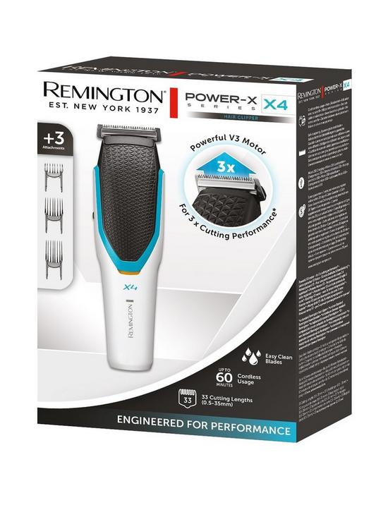 stillFront image of remington-x4-power-x-series-cordless-hair-clippers-hc4000