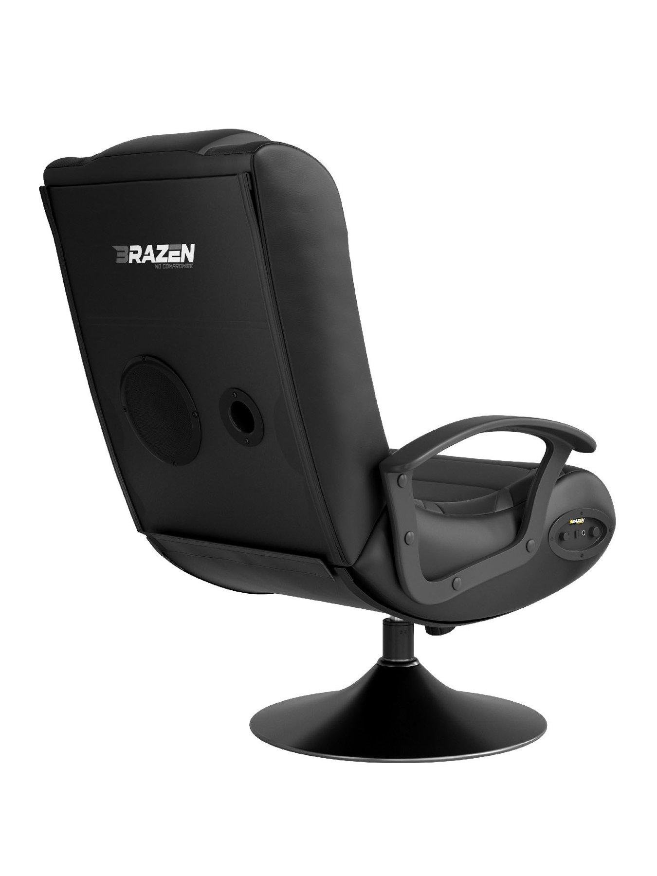  image of brazen-pridenbsp21-bluetooth-juniornbspgaming-chairnbsp-nbspblack-and-grey
