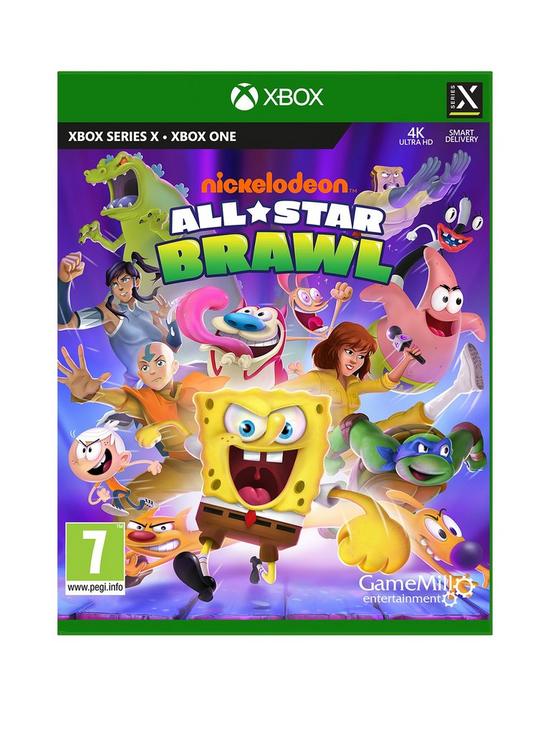front image of xbox-series-x-nickelodeon-all-star-brawl
