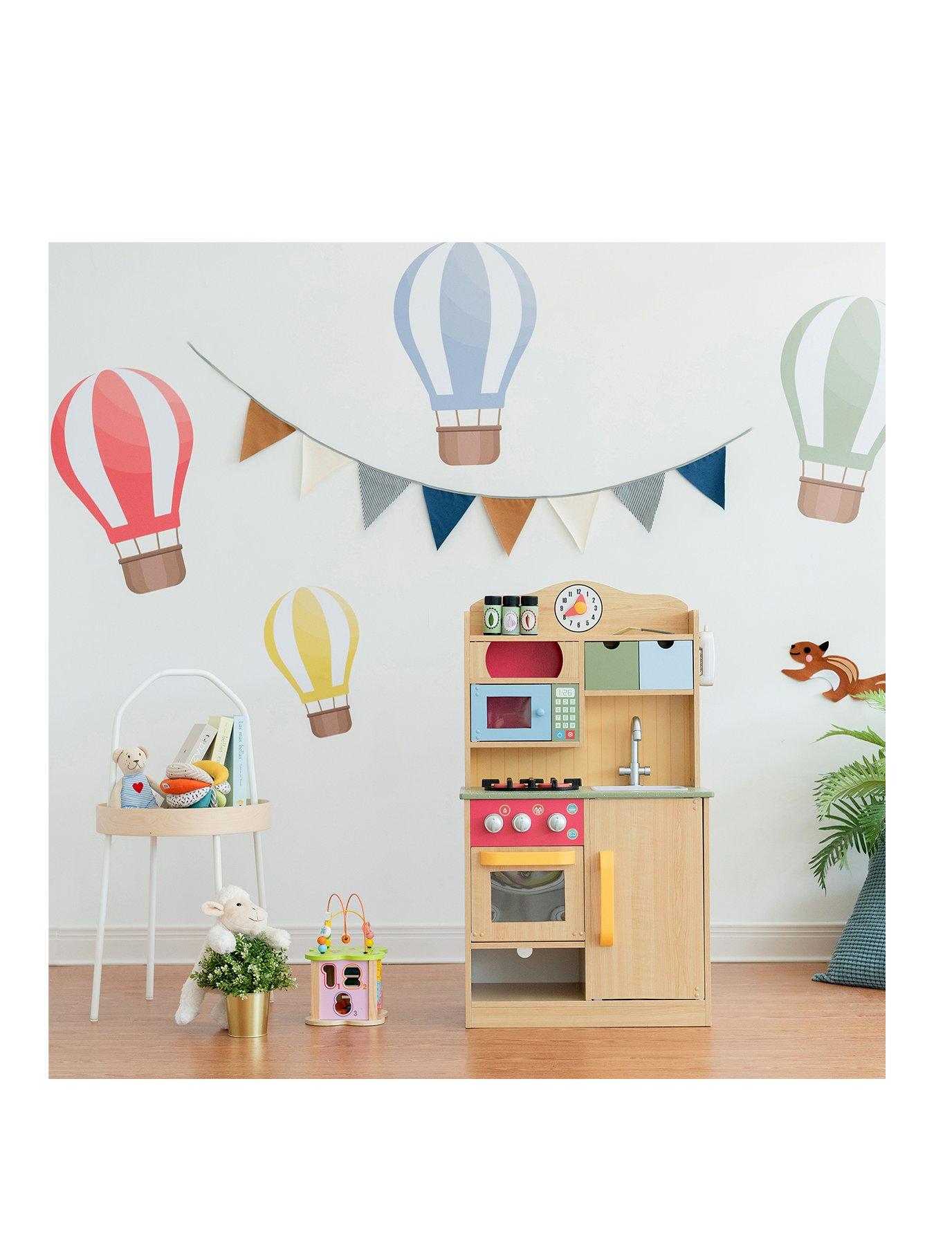 undefined Little Chef Florence Classic Play Kitchen - Wood Grain