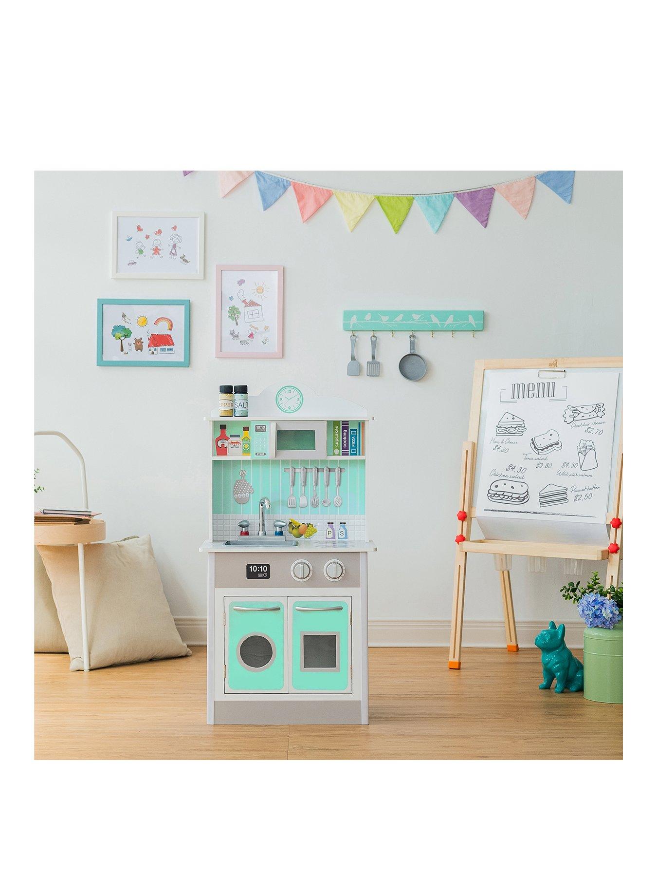 undefined Little Chef Madrid Classic Play Kitchen - Mint / Grey