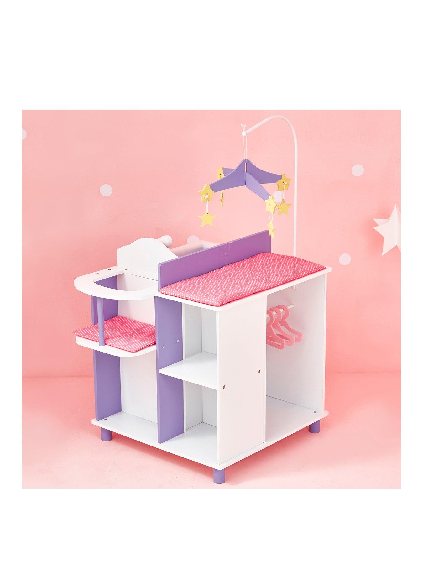 undefined Olivia's Little World - Little Princess Baby Doll Changing Station with Storage