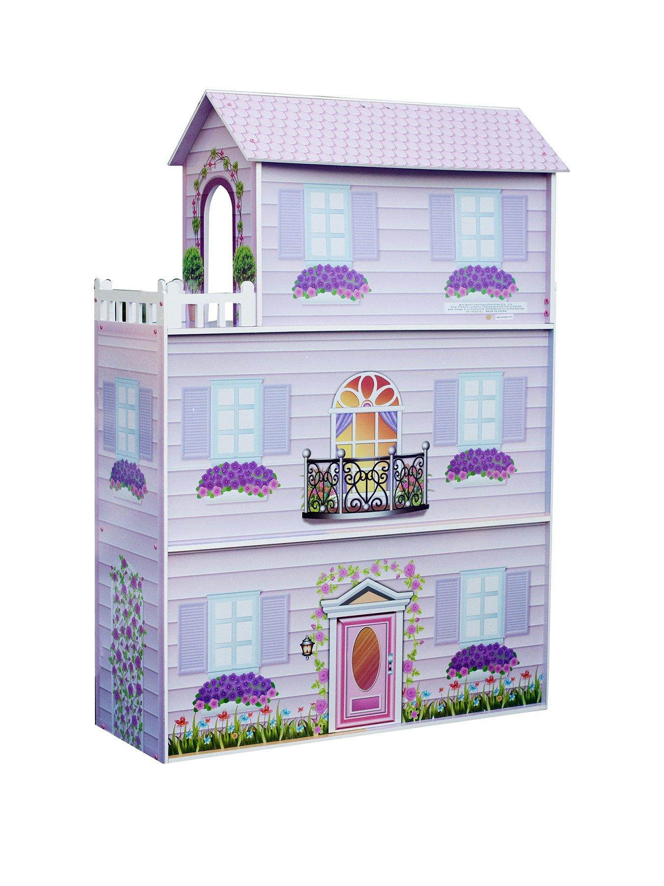 Image 3 of 7 of Teamson Kids Olivia's Little World - Dreamland Tiffany&nbsp;Doll House -&nbsp;Pink