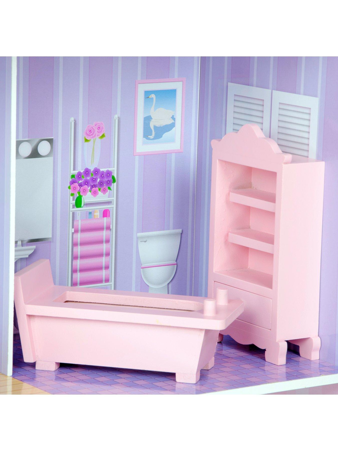 Image 4 of 7 of Teamson Kids Olivia's Little World - Dreamland Tiffany&nbsp;Doll House -&nbsp;Pink