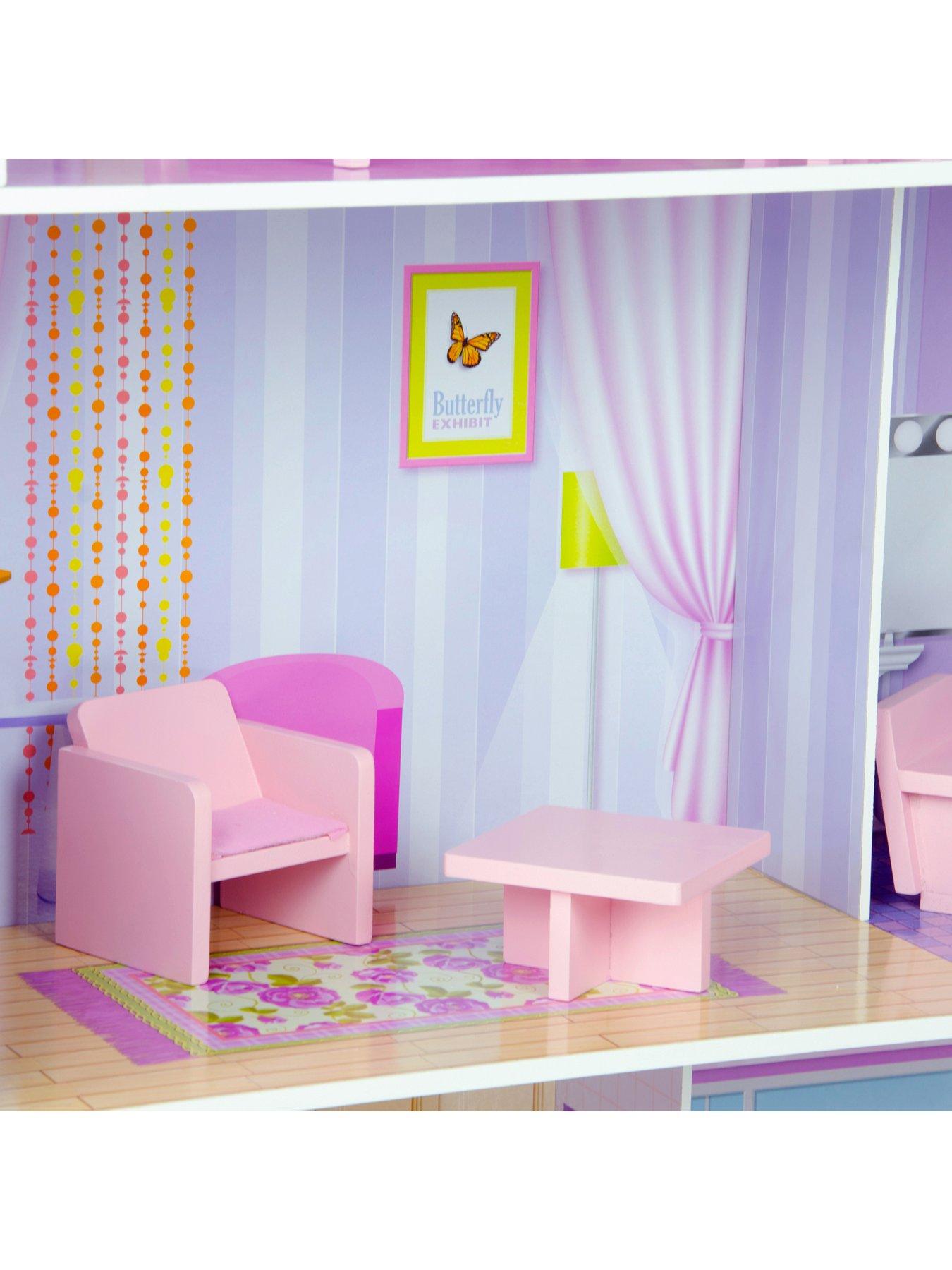 Image 5 of 7 of Teamson Kids Olivia's Little World - Dreamland Tiffany&nbsp;Doll House -&nbsp;Pink