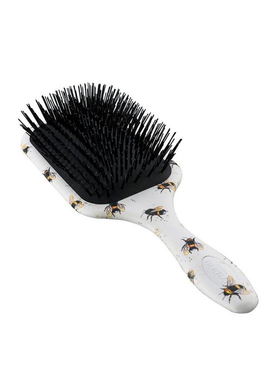 front image of denman-bee-tangle-tamer-hair-brush