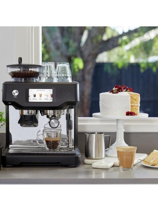 stillFront image of sage-barista-touch-black-truffle-espresso-machine